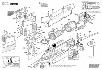 Bosch 0 601 278 703 Gvs 350 Ae Multi-Purpose Belt Sander 230 V / Eu Spare Parts